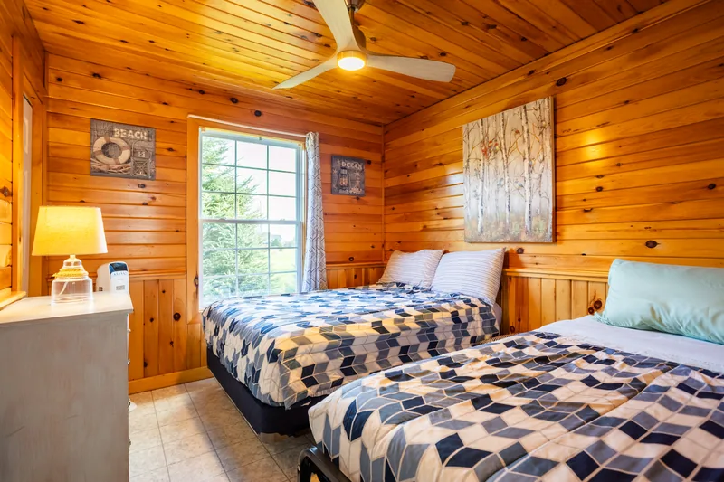 Bedroom with two beds