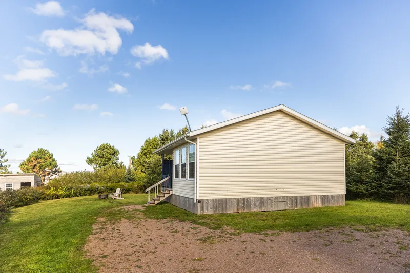 Cottage side exterior
