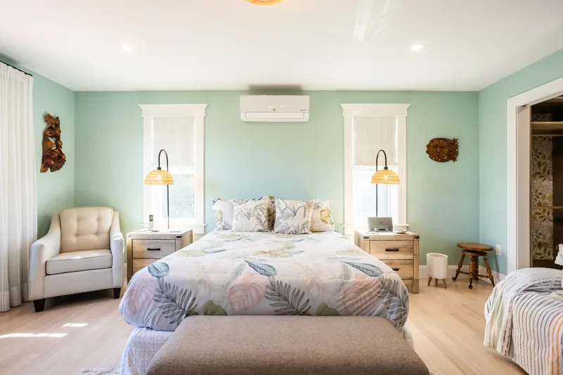 Bedroom and large window