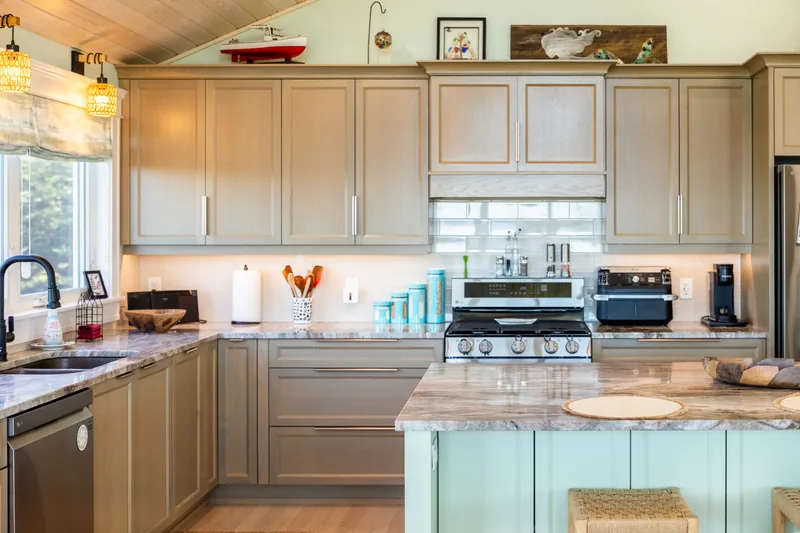 Kitchen and dining area