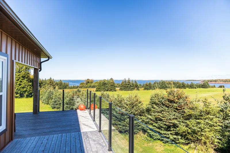 Deck and waterfront view