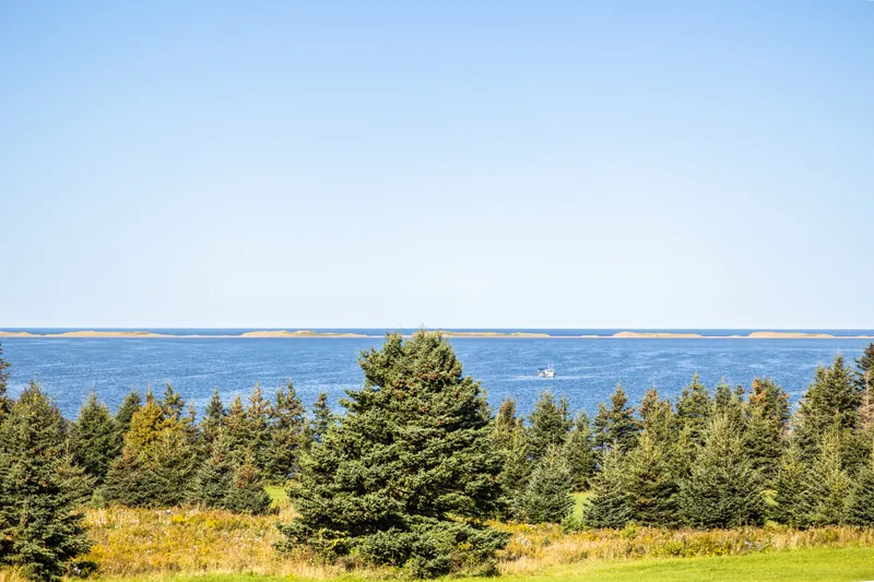 Water view from the house