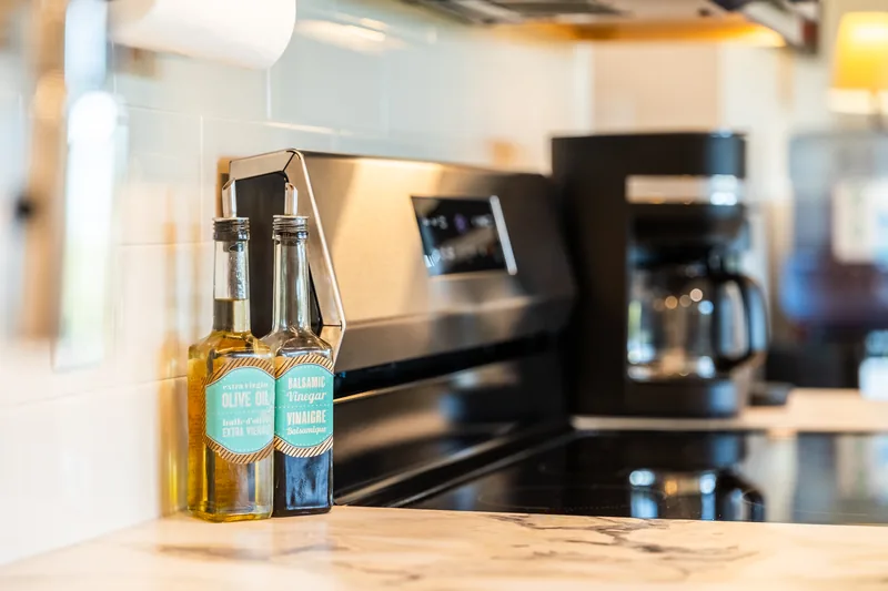 Kitchen countertop and appliances