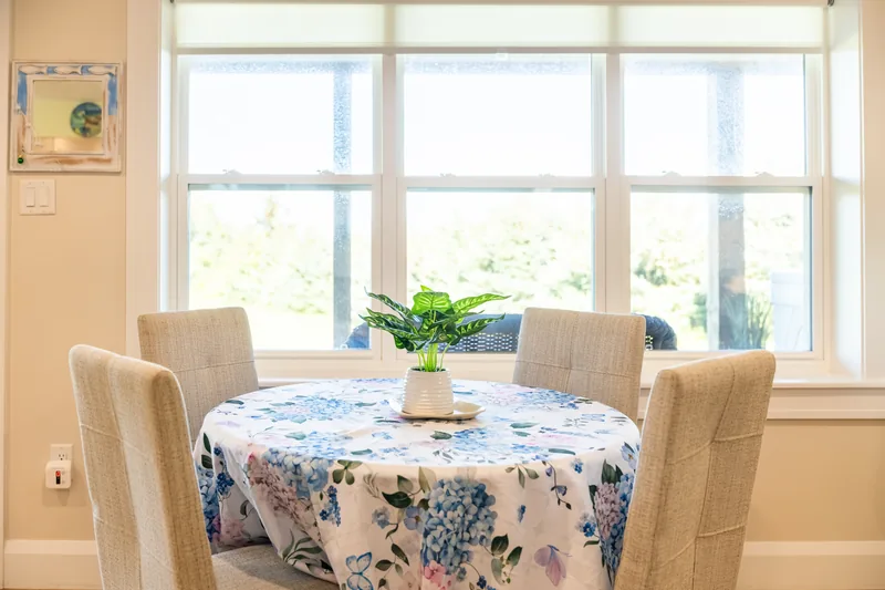 Dining table and chairs